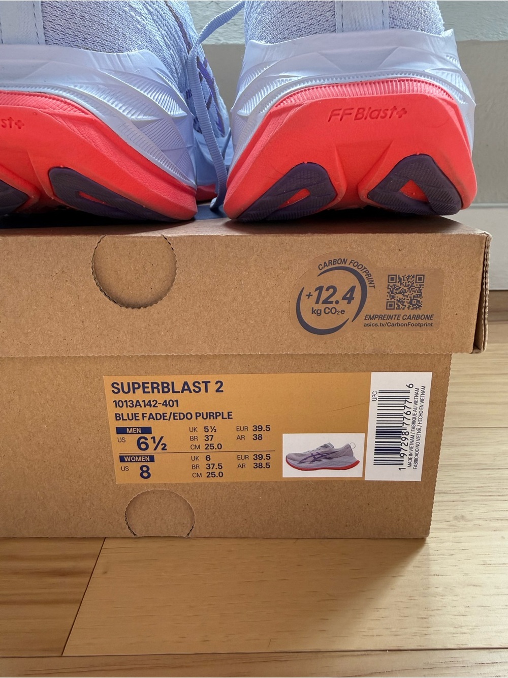 ASICS Superblast 2 W8/M6.5 - Picture 3 of 4